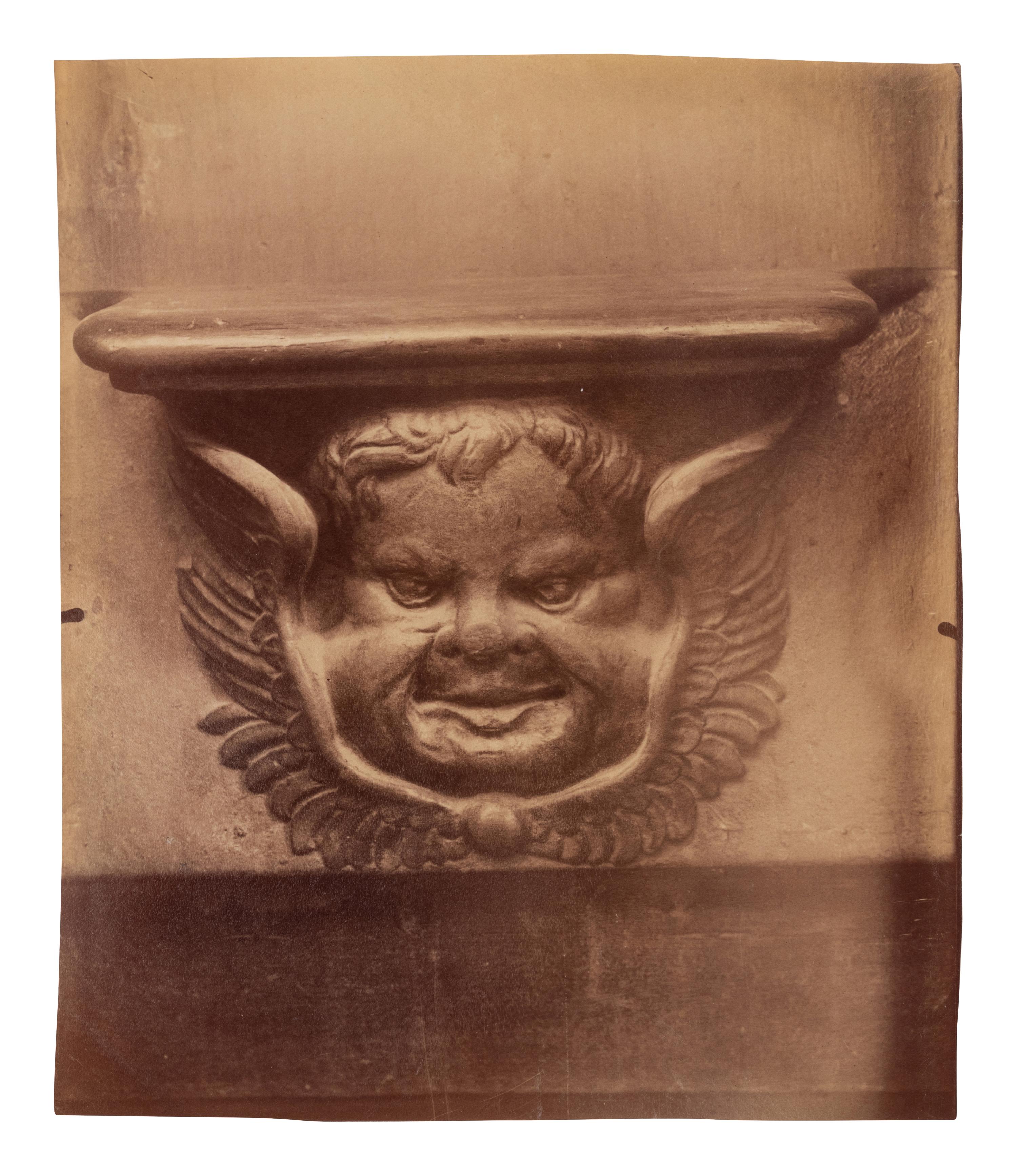 A group of six photographs depicting early 20th Century Parisian architectural details (Saints-Gervais-et-Protais, 1903-1904; Ambassade d'Autriche, 57 rue de Varenne, 1905; La Monnaie-quai Conti [5234], 1905-1906; Hôtel de Roquelaure, boulevard Saint-Germain, 246, 1905-1906; Hôtel de la Duchesse, de Narbonne, rue Varenne 45, 1907; [Cluny–Diane Chasseresse. Art Français. École J. Goujon], 1911)