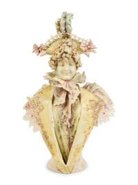 A Teplitz Pottery Bust — EARLY 20TH CENTURY