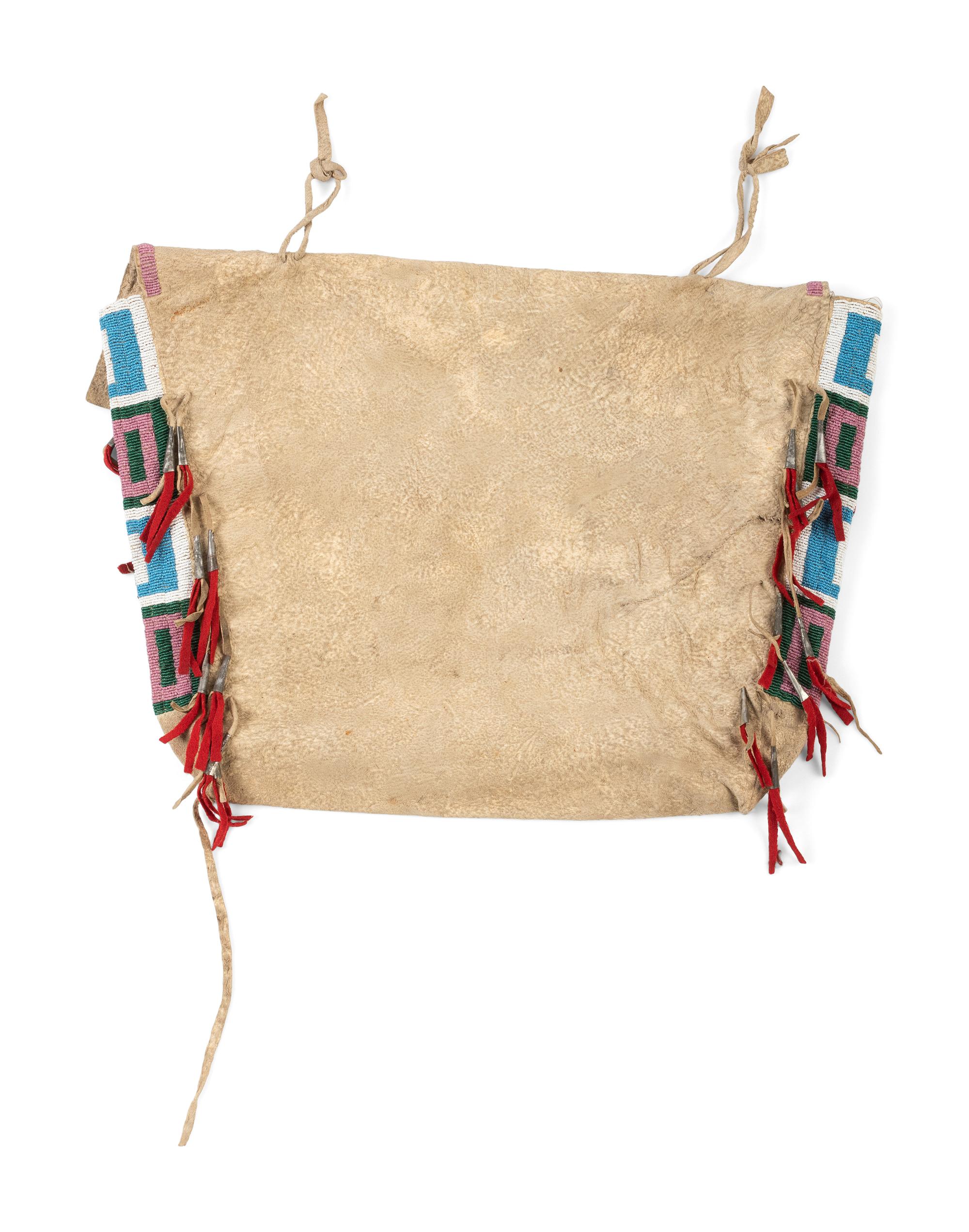 Apsáalooke [Crow] Beaded Hide Possible Bag