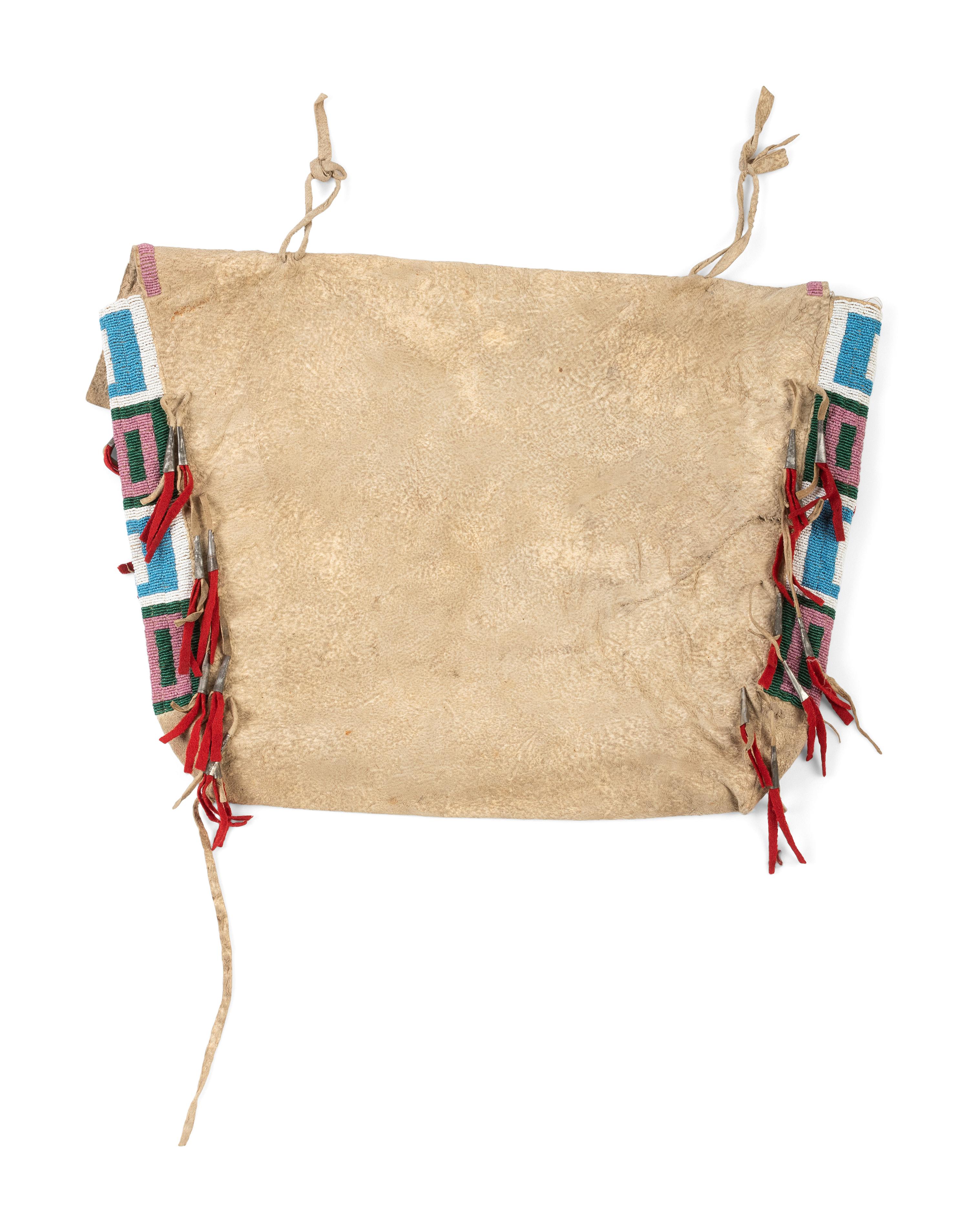 Apsáalooke [Crow] Beaded Hide Possible Bag