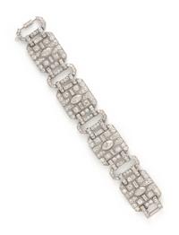 ART DECO, DIAMOND BRACELET