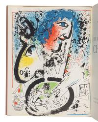 [ARTISTS BOOKS]. CHAGALL, Marc (1887-1985). The Lithographs of Chagall . Vol. I: Monte Carlo and NY: André Sauret and George Braziller, 1960; Vol. II: Monte Carlo and Boston: André Sauret and Boston Book and Art Shop, Inc., 1963; Vol. III: Boston: Boston Book and Art Shop, Inc., 1969; Vol. IV: New York: Crown Publishers, Inc., 1974.
