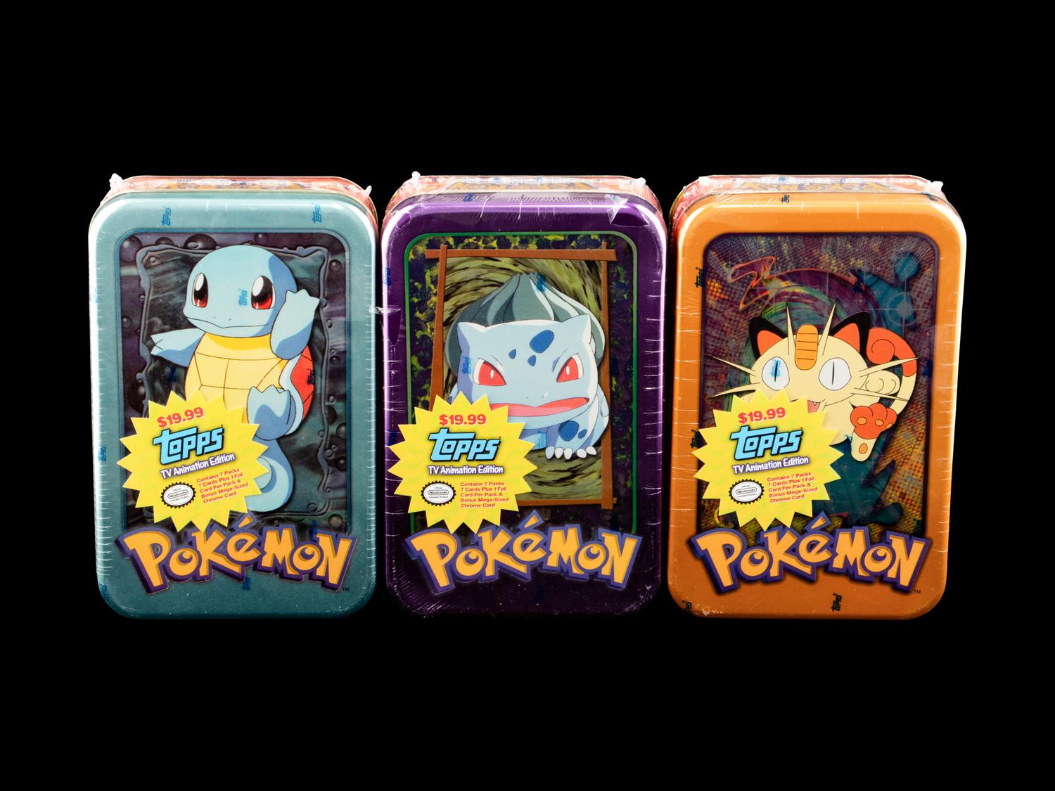 A Collection of Unopened 1999 Pokemon Material