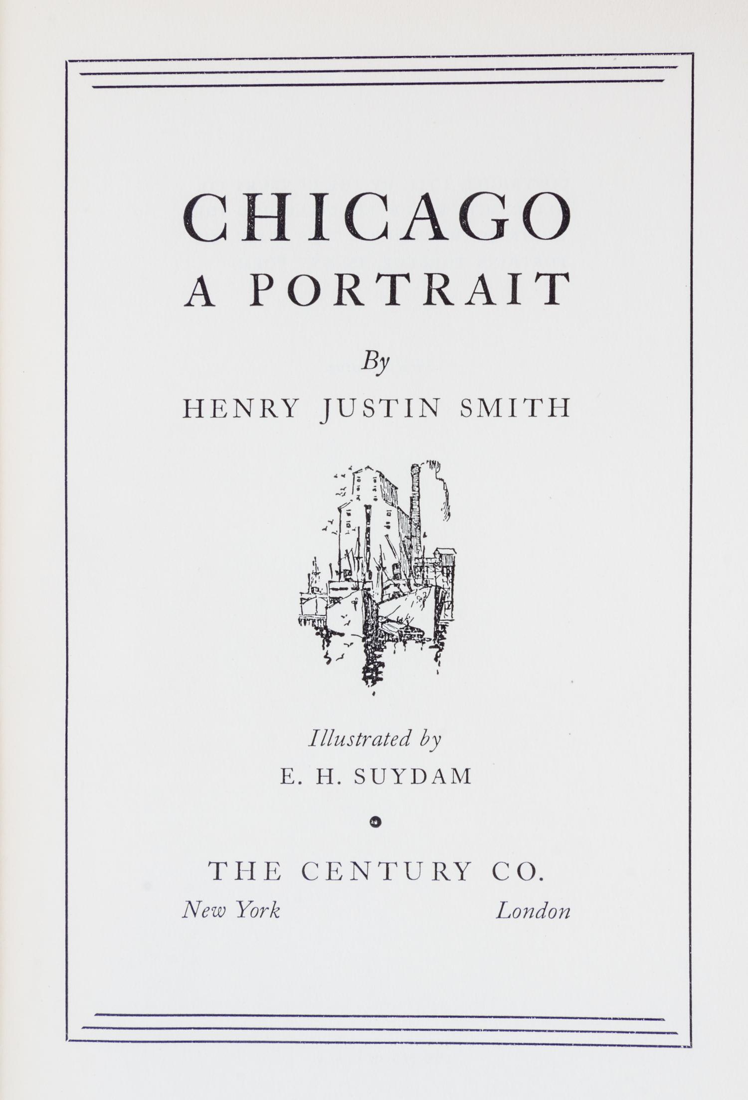 (CHICAGO, HISTORY) A group of 4 limited edition historical works on Chicago