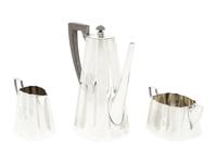 An American Silver Three-Piece Coffee Service