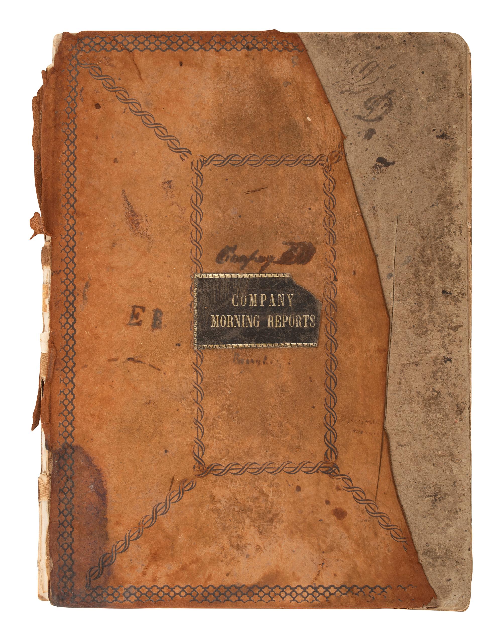 [CIVIL WAR]. Two report books identified to the Maryland 1st Potomac Home Brigade Regiment and 2nd Maryland Infantry.