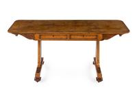 A William IV Burlwood Sofa Table