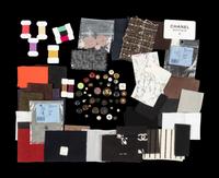 Chanel Buttons & Fabric Swatches, 2000-2010s