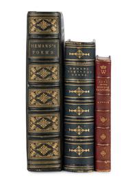 [FORE-EDGE PAINTINGS]. A group of 3 poetical works, comprising: