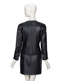 Chanel, Leather Skirt Suit