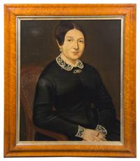 Artist Unknown, (American, 19th Century), Portraits of a Man and a Woman (two works)