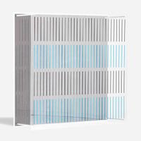 Jesús Rafael Soto (Venezuelan, 1923-2005) Tés azules y negras from Series Síntesis