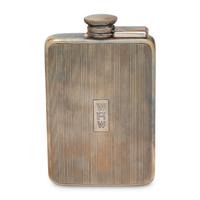 An American Silver Flask