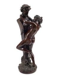 A Continental Bronze Figural Group