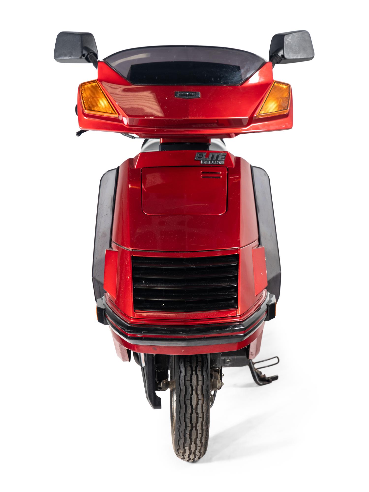 1986 Honda Elite Motor Scooter from Jim McMahon Commercial / Advertising Campaign Formerly Displayed at McMahon's Restaurant