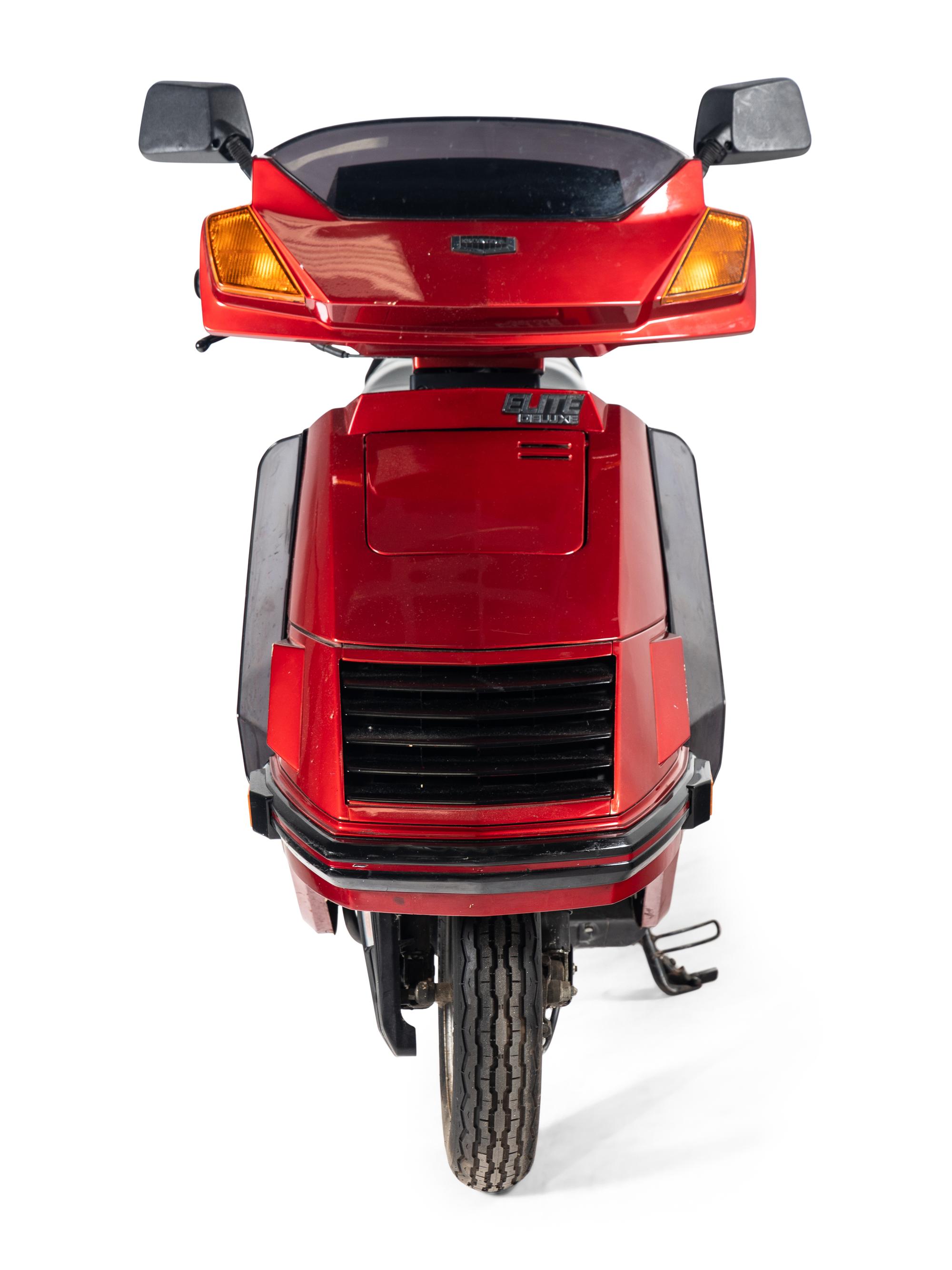 1986 Honda Elite Motor Scooter from Jim McMahon Commercial / Advertising Campaign Formerly Displayed at McMahon's Restaurant