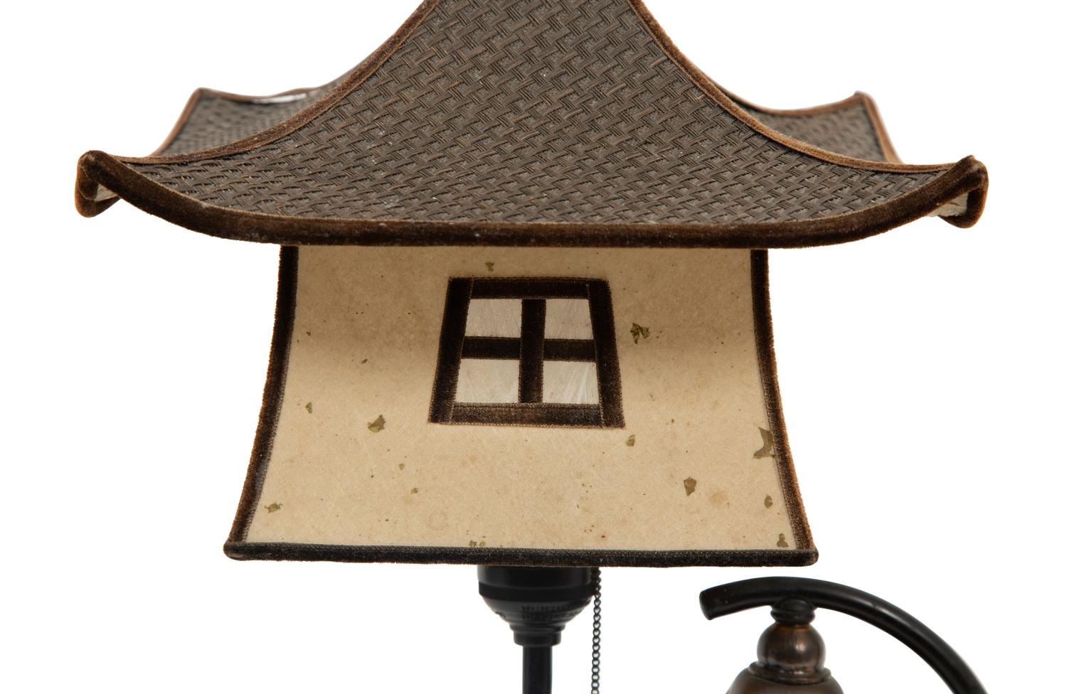 A Pagoda-Form Table Lamp