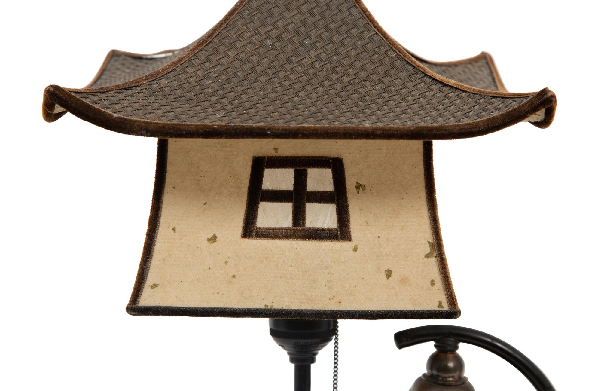 A Pagoda-Form Table Lamp