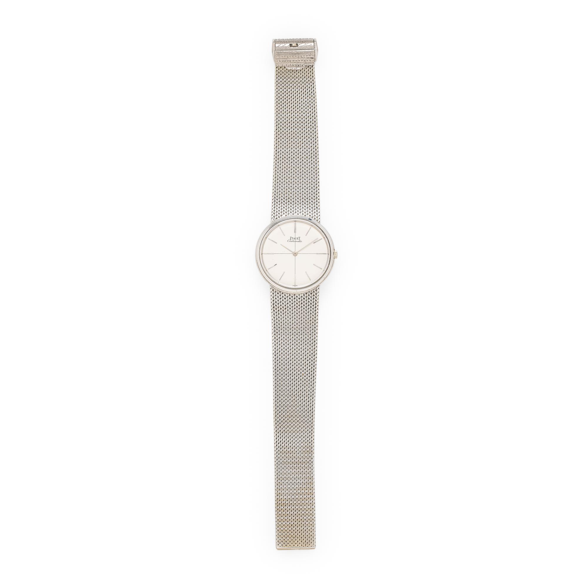 Piaget, 18K White Gold 'Ultra-Thin Automatic' Watch