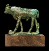 An Egyptian Bronze Apis Bull