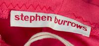 A Stephen Burrows Hot Pink Halter Jumpsuit,