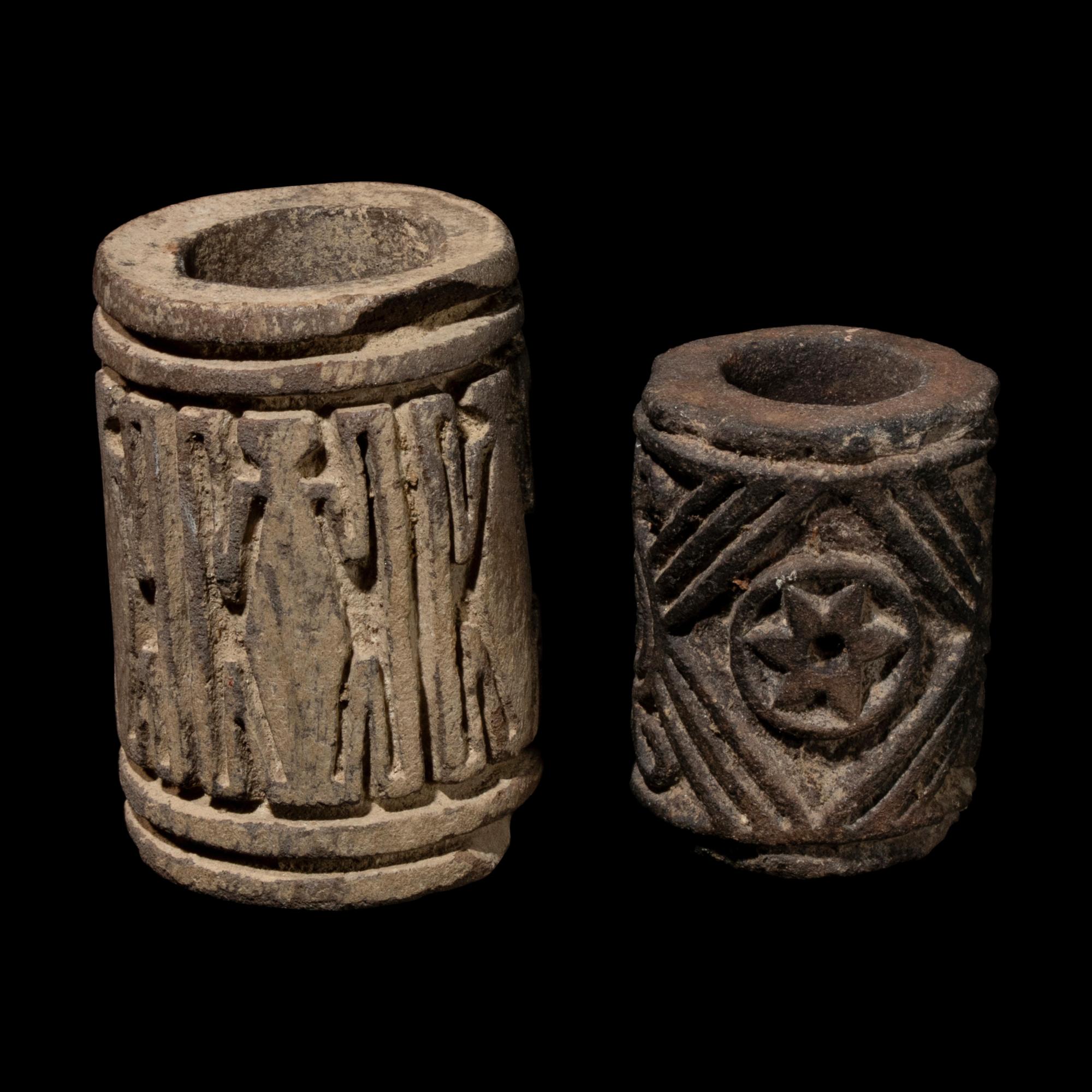 Two Pre-Columbian Stamp Rollers