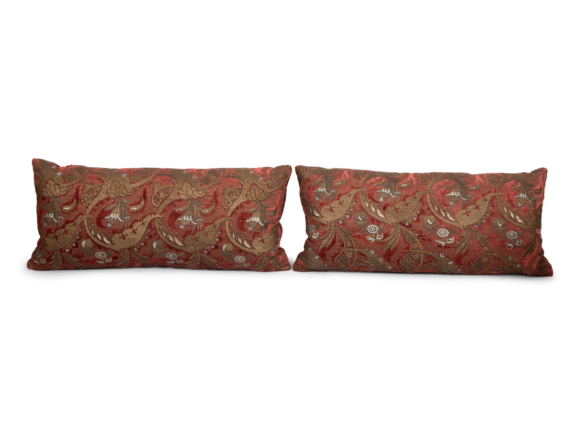 A Pair of Fortuny Rectangular Pillows