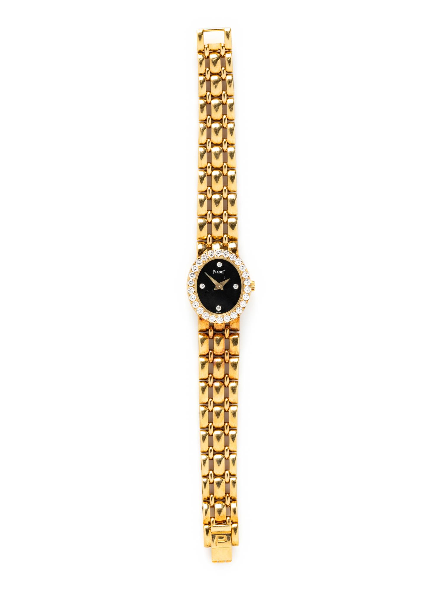 PIAGET, YELLOW GOLD AND DIAMOND WATCH