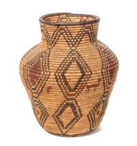 Western Apache Pictorial Olla Basket Height 8 x width 11 inches