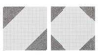 Black 6'' Squares Series #6 , 1972