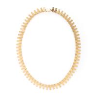 YELLOW GOLD FANCY LINK NECKLACE