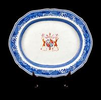 A Chinese Export Porcelain Armorial Charger