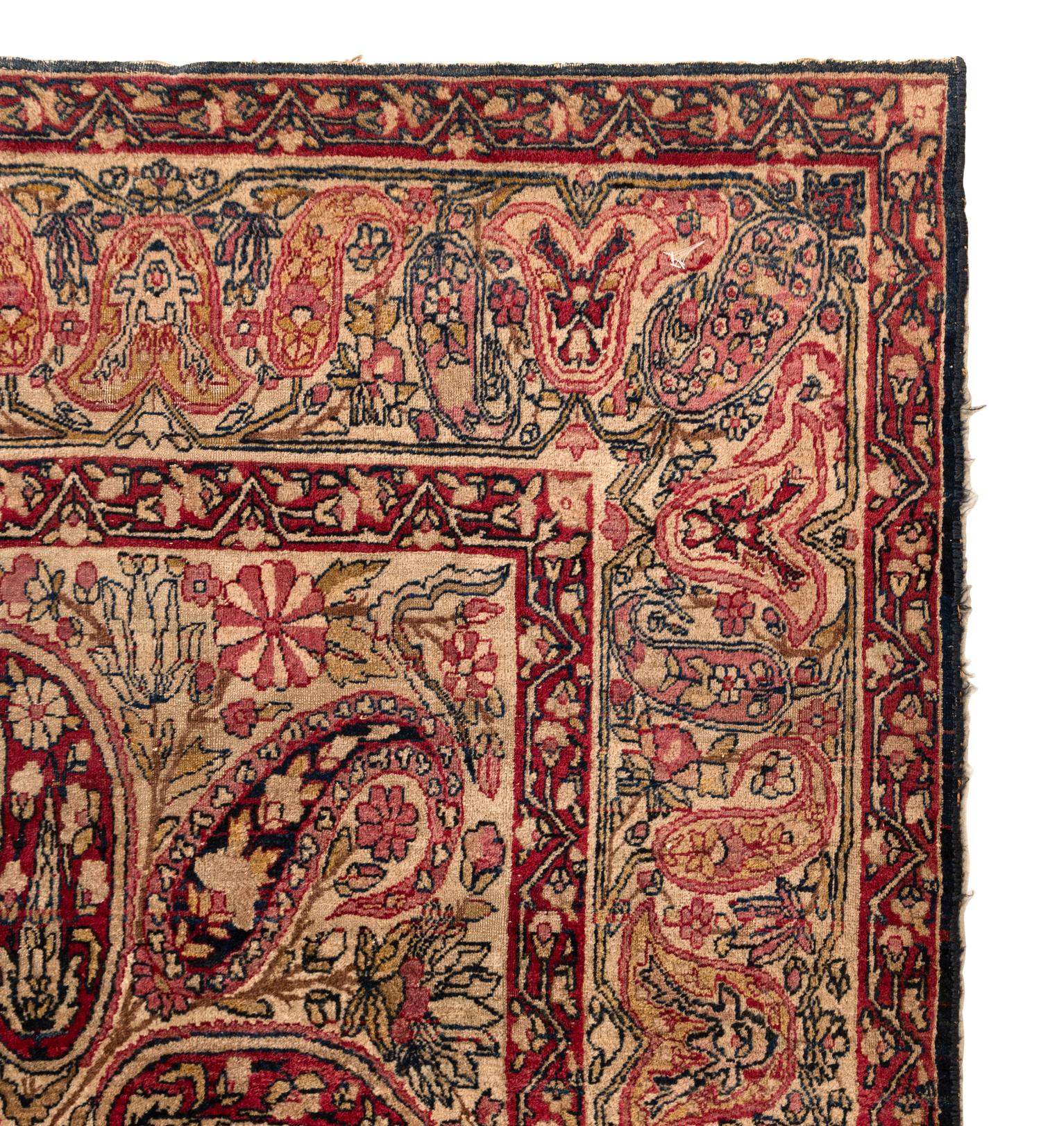 A Lavar Kirman Prayer Rug