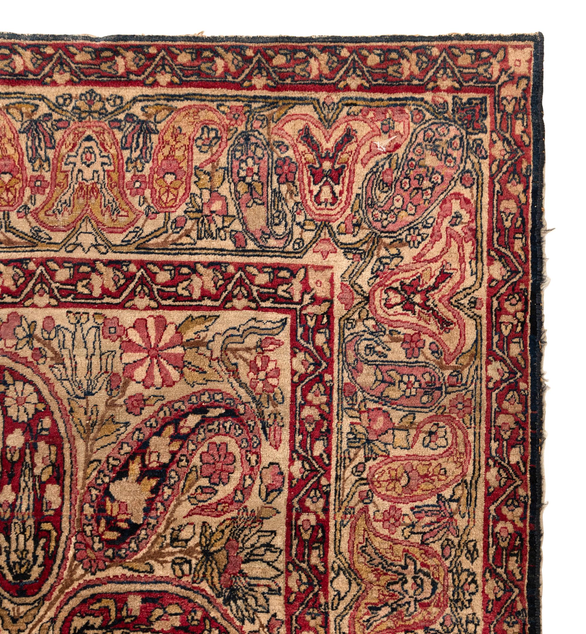 A Lavar Kirman Prayer Rug