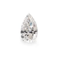 2.25 Carat and 2.07 Carat Pear Shape Brilliant Cut Diamonds