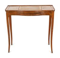 A Louis XV Style Walnut Writing Table