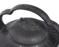 A Wedgwood Black Basalt Rum Kettle and Cover