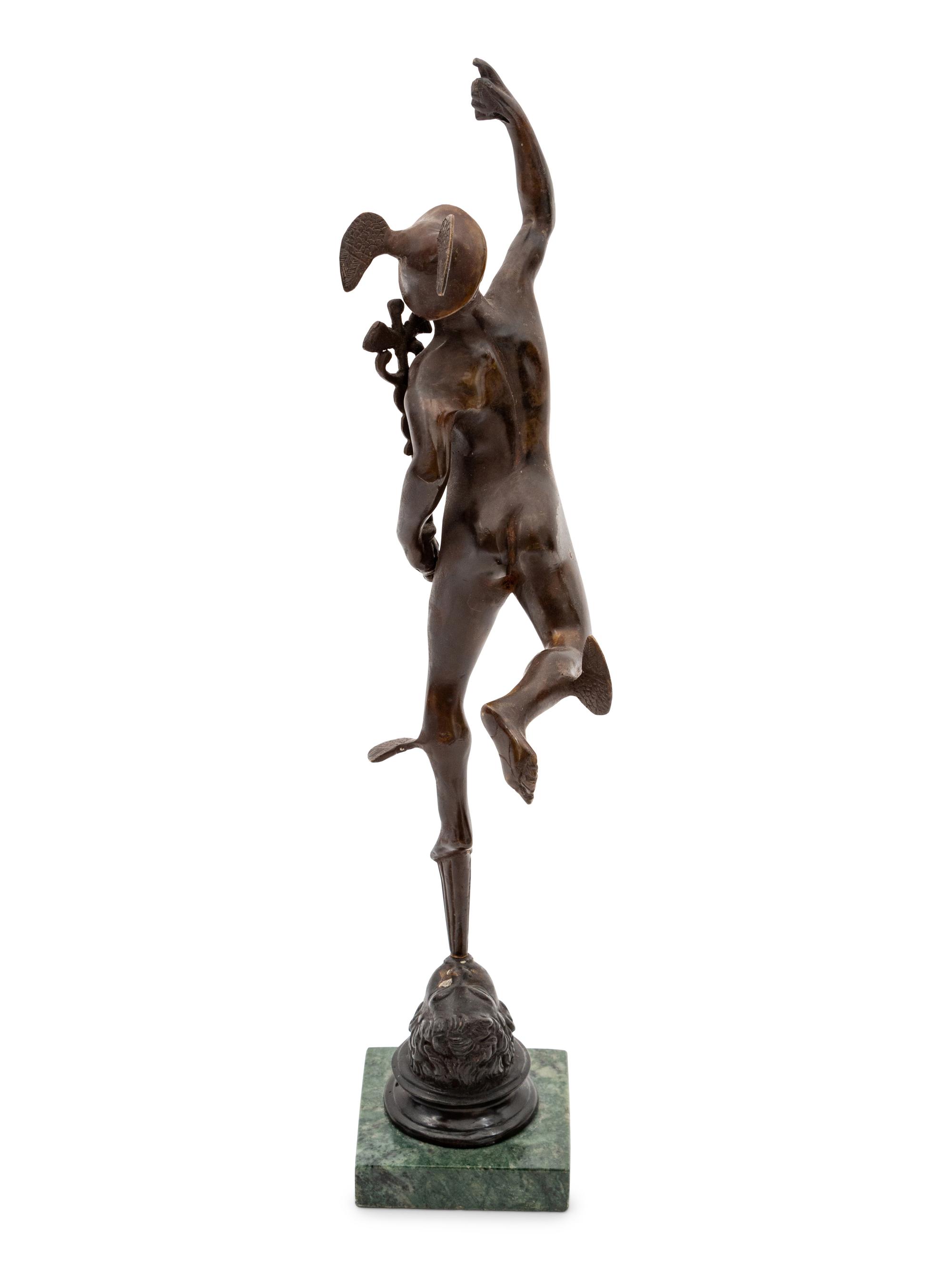A Grand Tour Bronze of Mercury