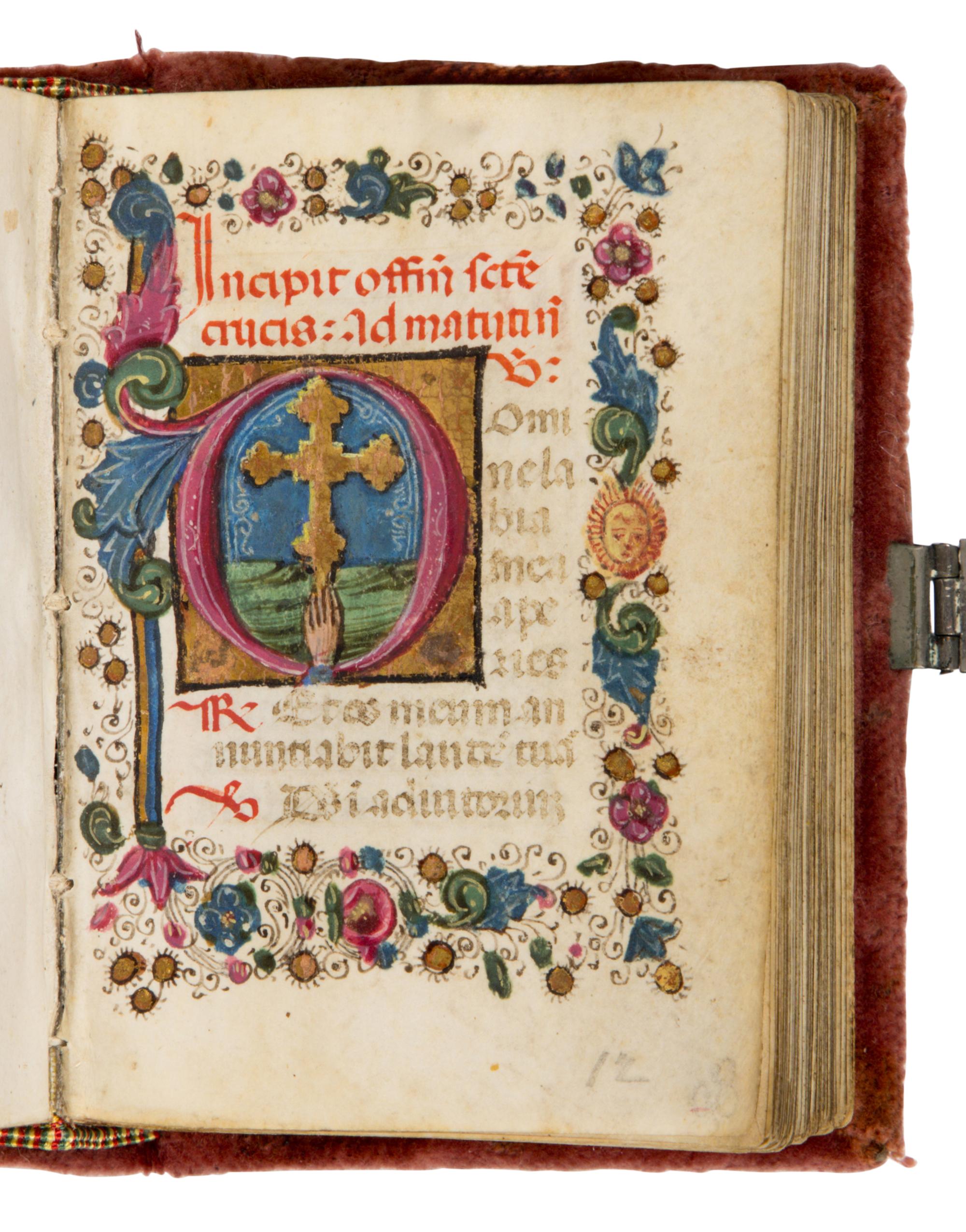 MASTER OF THE PICO PLINY, WORKSHOP (Venice and Ferrara, active c. 1460-1505) Book of Hours, in Latin, illuminated manuscript on parchment [Italy, Venice, c. 1485–1490]