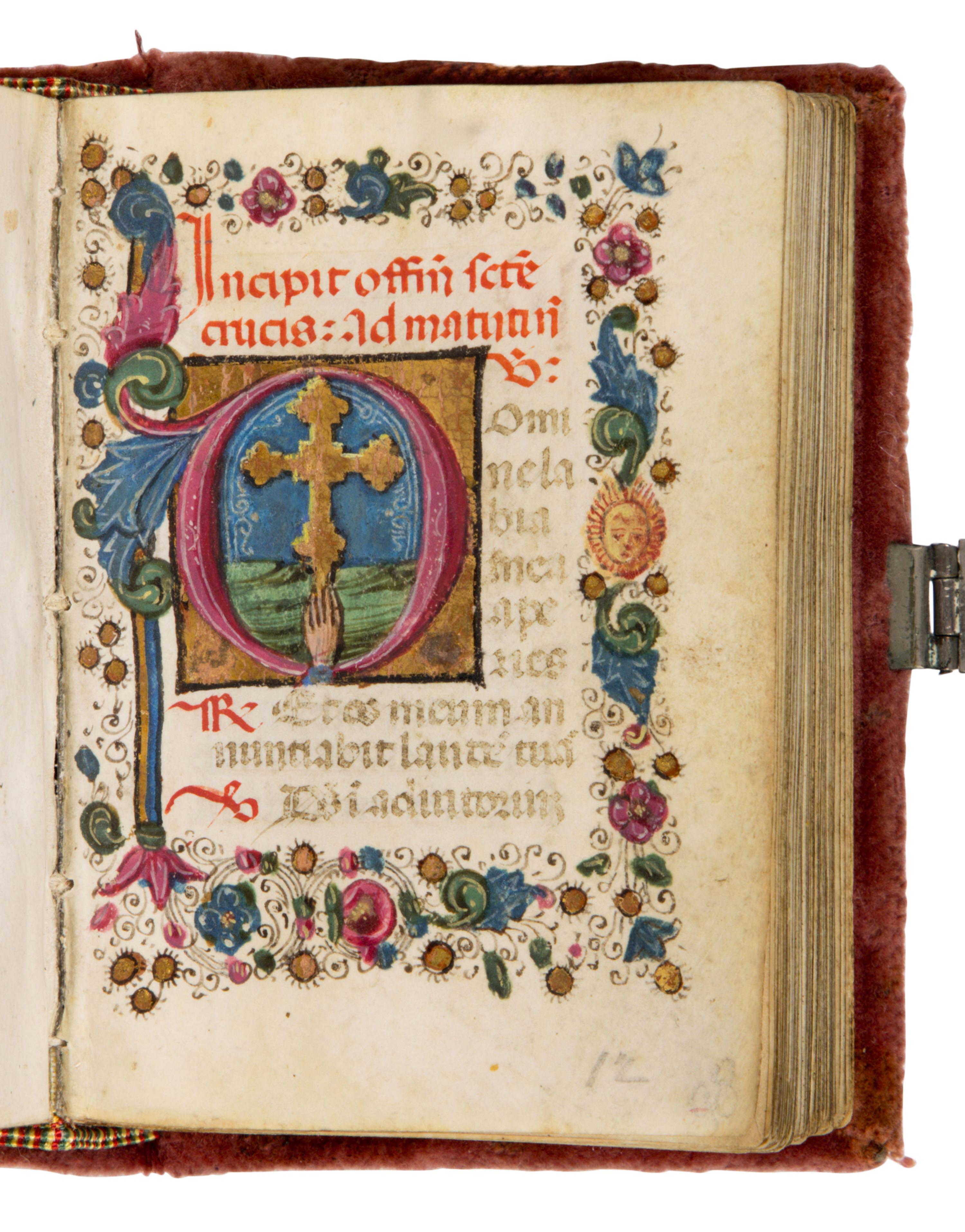 MASTER OF THE PICO PLINY, WORKSHOP (Venice and Ferrara, active c. 1460-1505) Book of Hours, in Latin, illuminated manuscript on parchment [Italy, Venice, c. 1485–1490]