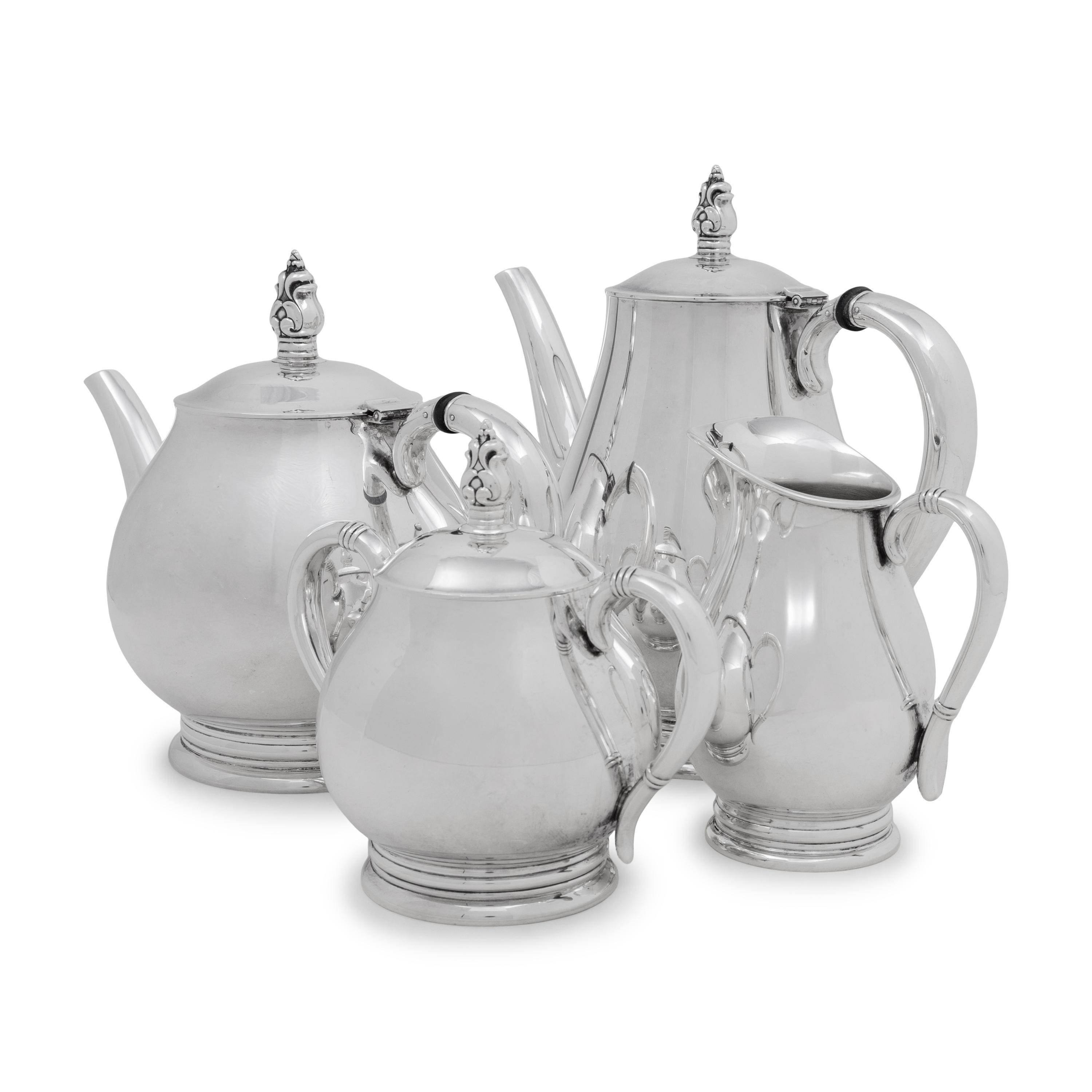 An American Silver Four-Piece Tea and Coffee Service