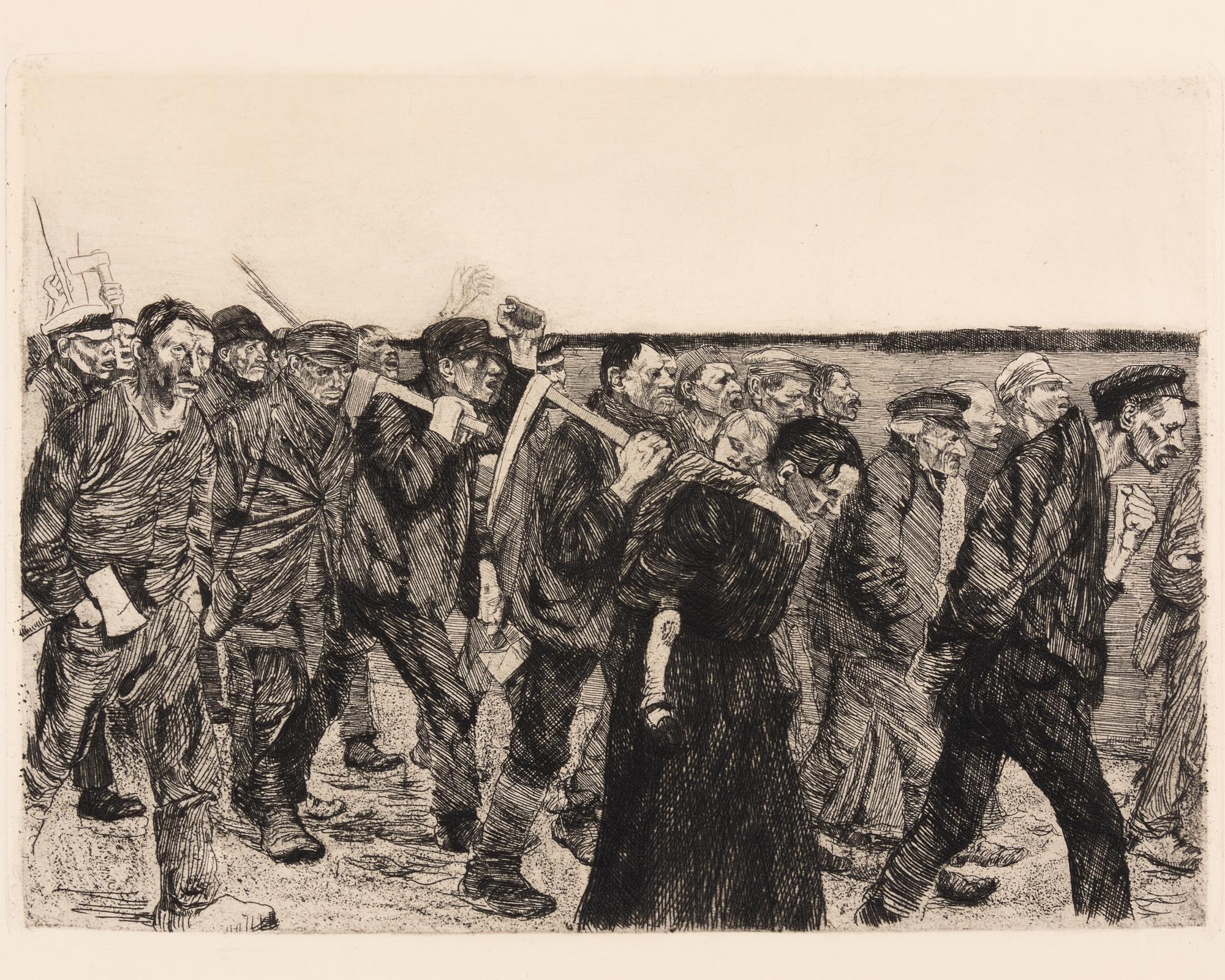 Zehn Original radierungen (complete portfolio of 10 in original pasteboard portfolio), 1892-1931