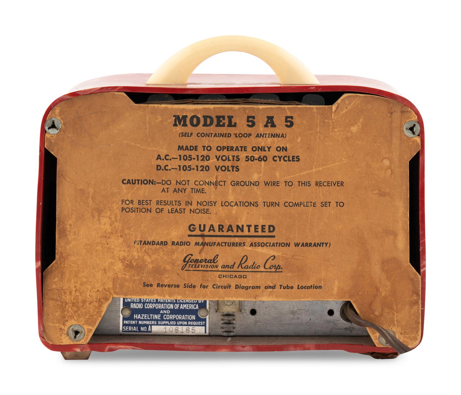 A General Television 591 Radio