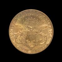 A United States 1891-CC Liberty Head $20 Gold Coin