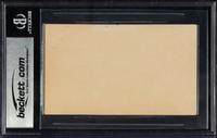 A Honus Wagner Signed Autograph Index Card (Beckett Authentication Services)