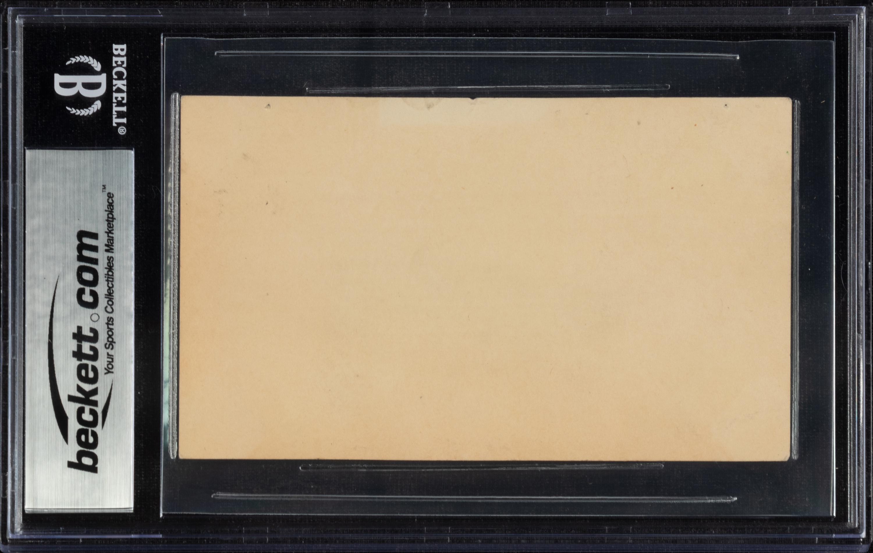 A Honus Wagner Signed Autograph Index Card (Beckett Authentication Services)