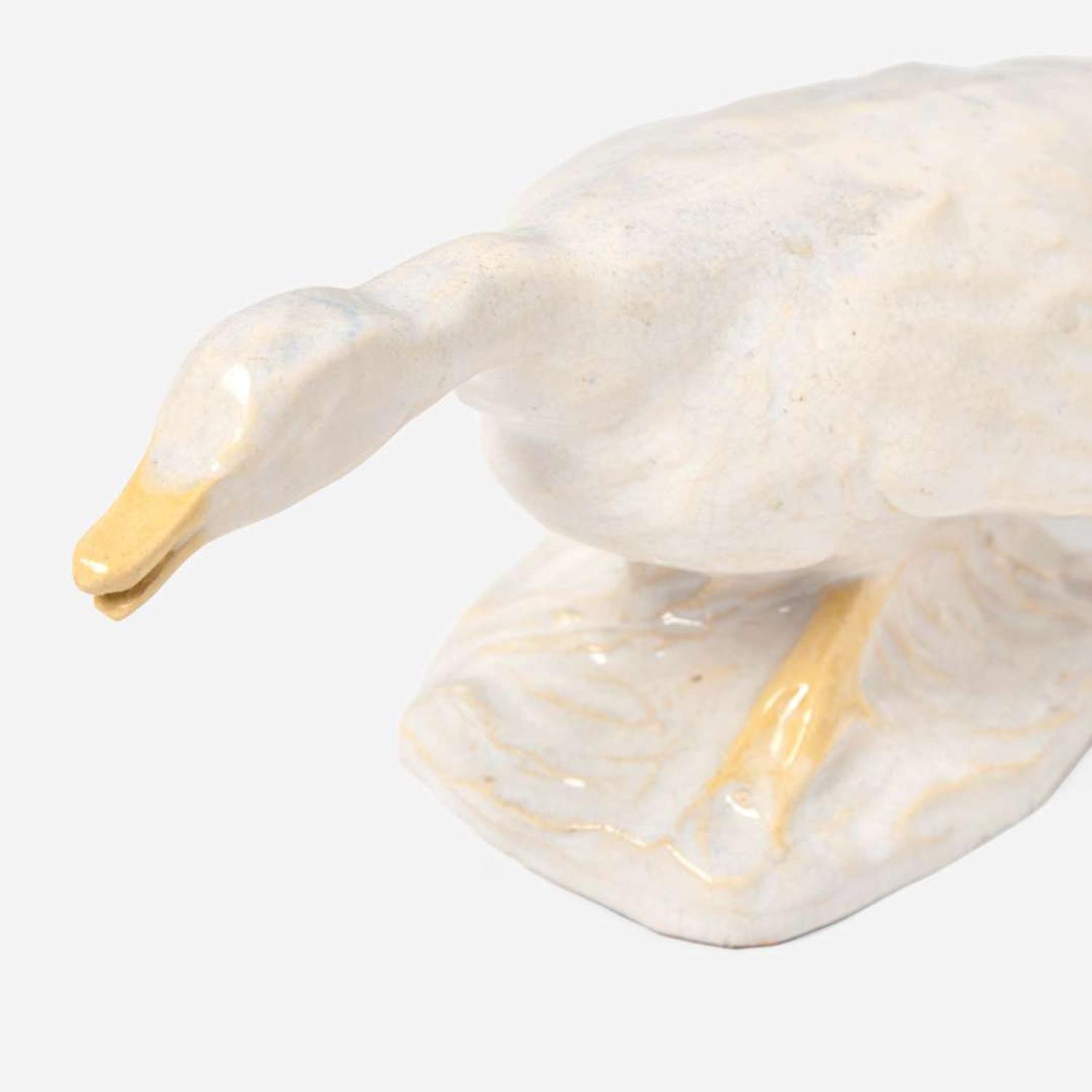 Sadie Irvine (American, 1887-1970) Figure of a Swan for Newcomb College Pottery, New Orleans, Louisiana, USA, circa 1920