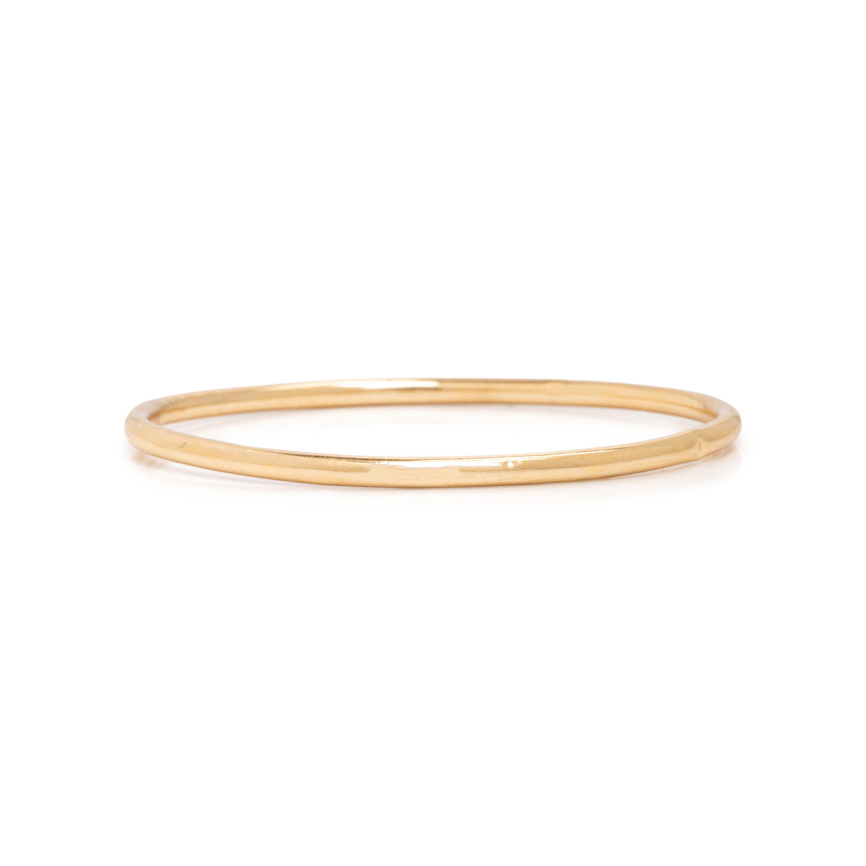 Collection of Yellow Gold Bangle Bracelets
