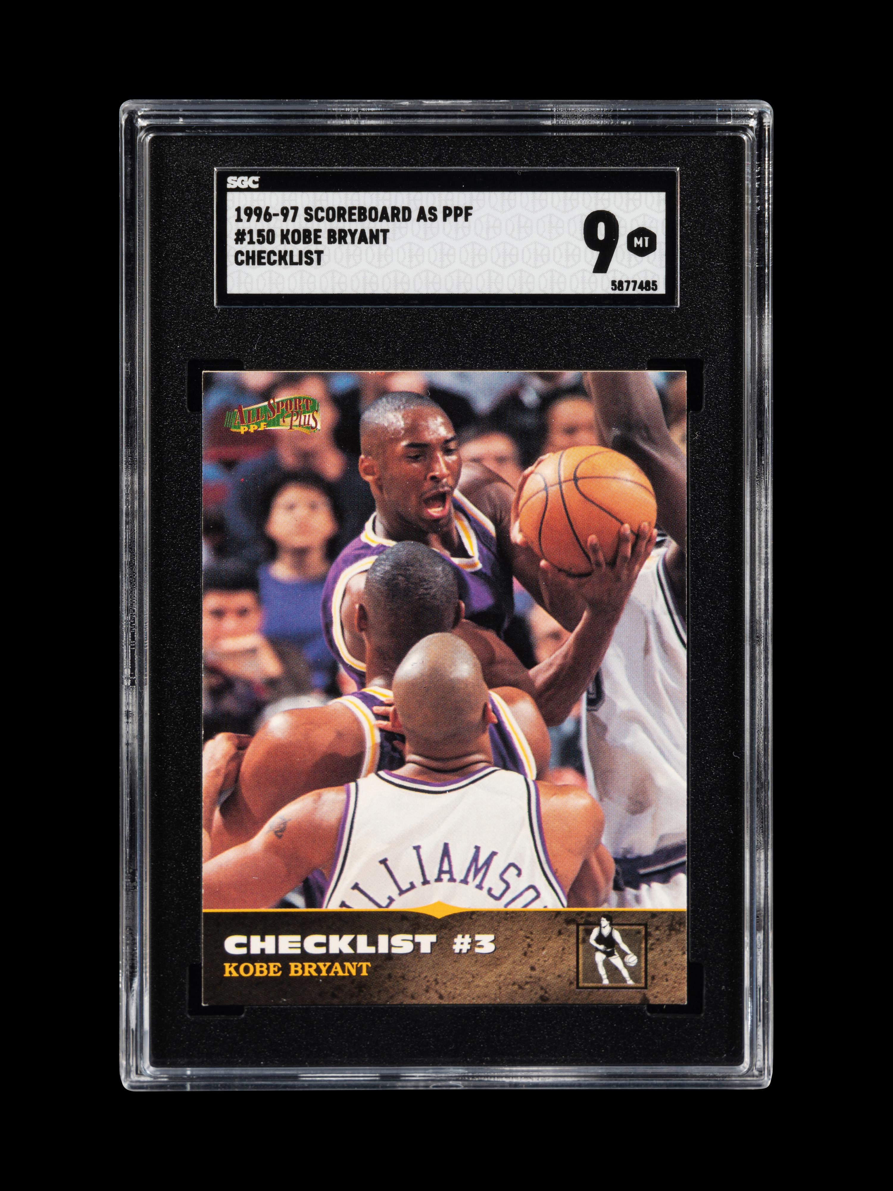 A Group of 1996-97 Score Board Kobe Bryant Rookie Basketball Cards,