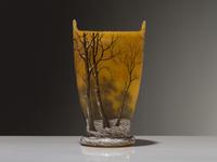 Winter Scene Vase